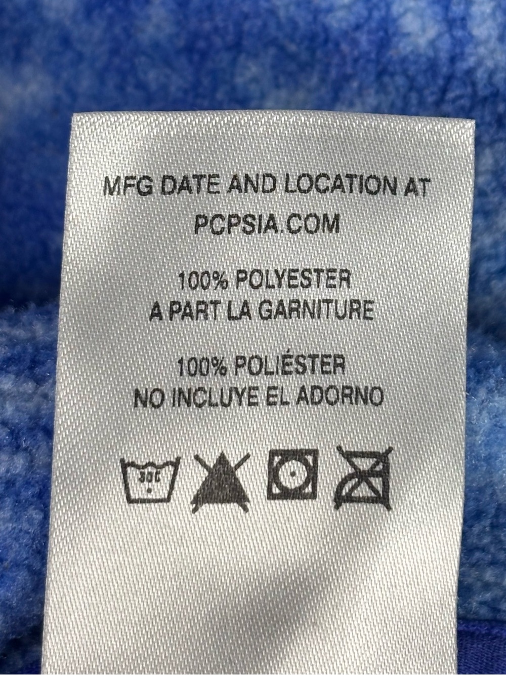 Patagonia Synchilla Snap-T Fleece Pullover Blue Print M 25455 SP18 - Picture 6 of 7